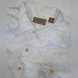 ClearWater Outfitters Mens Tropical Short Sleeve Shirt 100%‎ Cotton Size XXL
